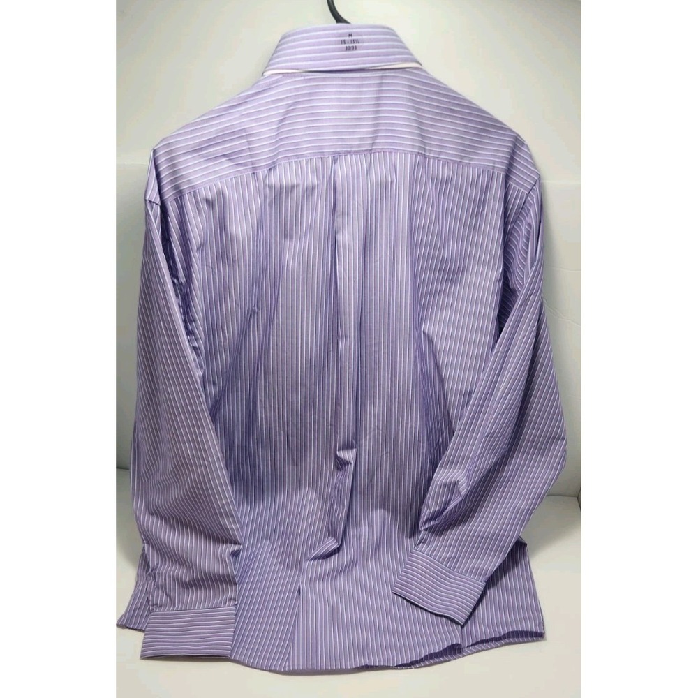 NWT U.S Polo Assn. Men's Button Up Dress Shirt 15/32 Purple Shirt, Summer - Picture 6 of 7